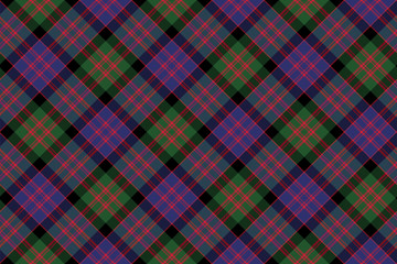 Macdonald tartan kilt fabric diagonal texture check seamless pat