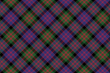 Macdonald tartan kilt fabric diagonal texture check seamless pat