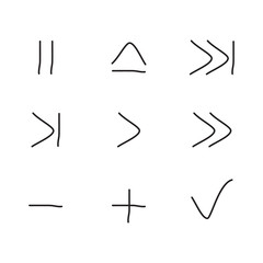 Multimedia set icons