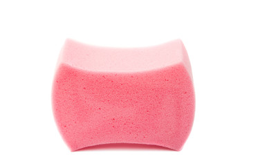pink bath sponge