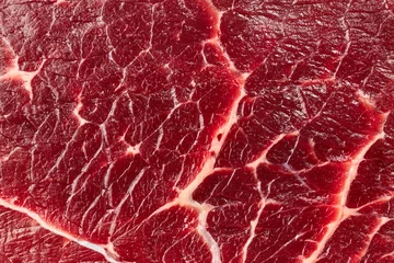 Papier Peint photo Lavable Viande Texture de steak de boeuf