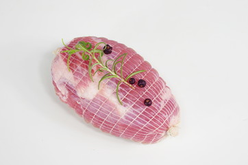 ham with rosemary and laurel