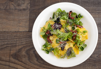 Ravioli and Salad