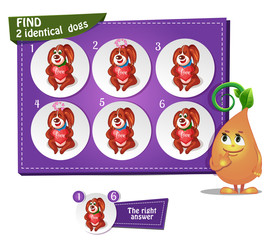 fnd 2 identical  puppy