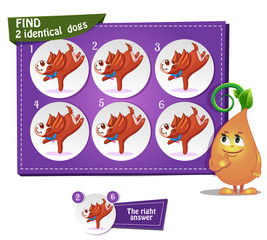 fnd 2 identical  puppy