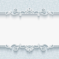 Ornamental paper frame