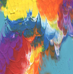 Abstract acrylic and watercolor painted background.