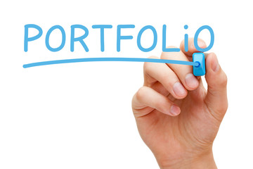 Portfolio Blue Marker