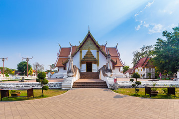 Wat Phumin is a unique thai traditional Temple of Nan province ,