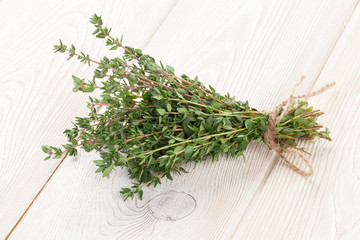Bunch of garden thyme herb