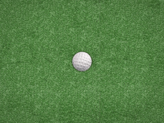 golf ball on tee