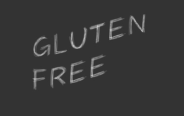 Illustration with the words Gluten Free