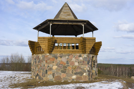 mountain Lighthouse near Braslav
