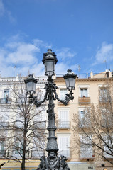 Fototapeta na wymiar balconies in Granada , Spain