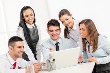 Young Business Team In The Office