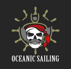 sea pirate emblem