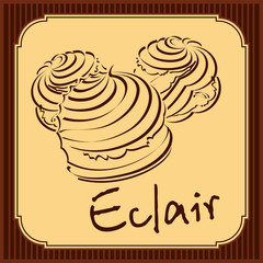 Eclair vector