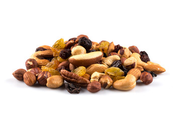 Mix nuts and dry fruits