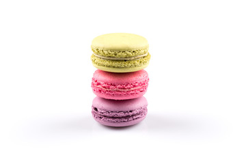 Colorful homemade macaroons