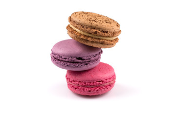 Tasty colorful macaroon