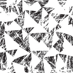 Naklejka premium black and white grunge texture and background