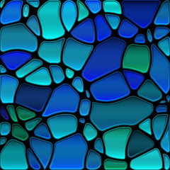 abstract vector stained-glass mosaic background