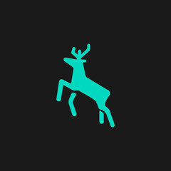 Deer icon vector