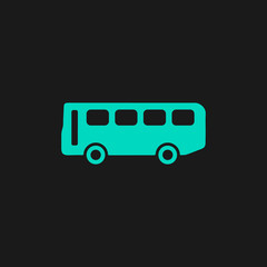 Bus vector icon