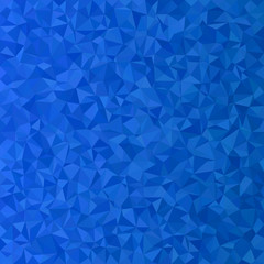Blue irregular triangle mosaic vector background
