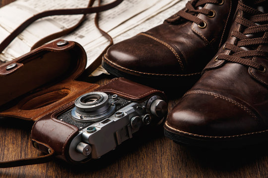 Boots and camera
