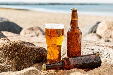 Beer on the beach