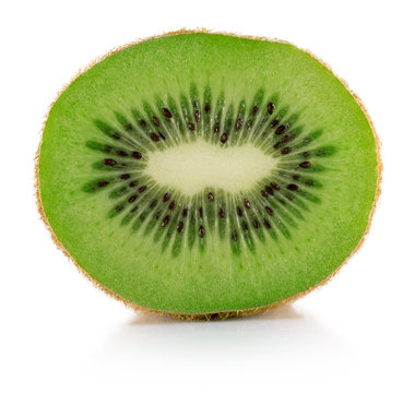 kiwi isolated on the white background