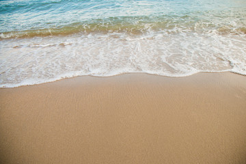 Fototapeta na wymiar Sea water and sand background