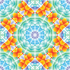 Bright seamless abstract pattern, mandala. 