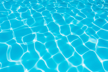 Water surface in swimming pool