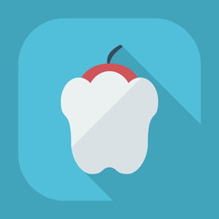 Flat modern design with shadow icons pepper