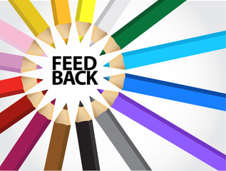 feedback multiple colors illustration