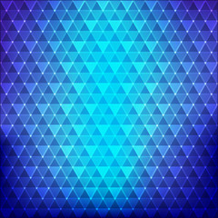 Abstract background blue continuous triangle geometry element ve