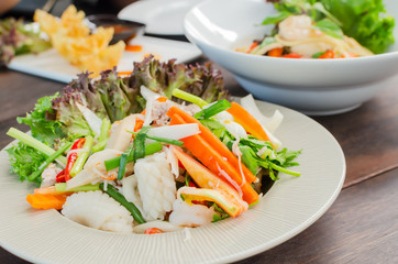 Seafood spicy salad