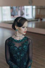 Portrait of a young girl dancer