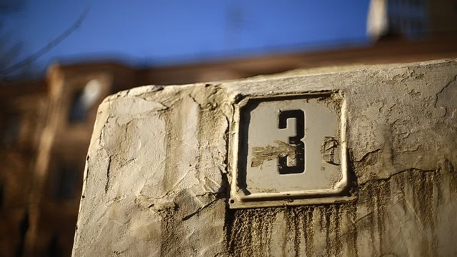 House Number Countdown street number