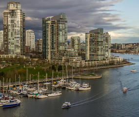 Fototapeta na wymiar Vancouver, Canada - March 23, 2016. 