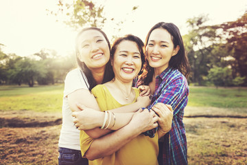 Fototapeta premium Mother Daughter Casual Adorable Heppiness Life Concept