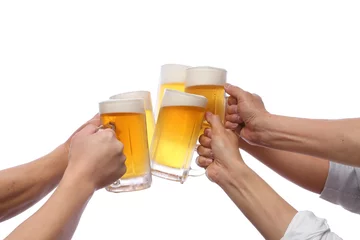 Afwasbaar Fotobehang Bier 生ビールで乾杯