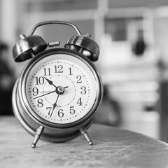 The clock in the office