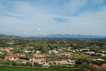 Fototapeta na wymiar high angle view of Phoenix
