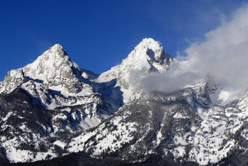 South and Middle Teton Mountain Peaks