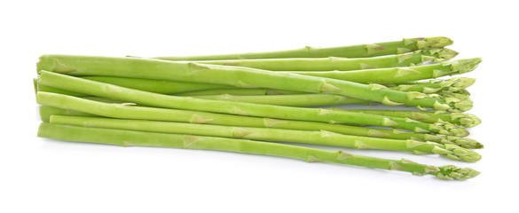 asparagus on white background