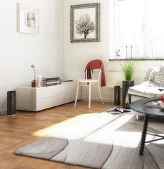 Sonne im Wohnzimmer (Fokus)