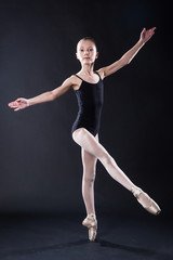 Portrait of young ballet dancer